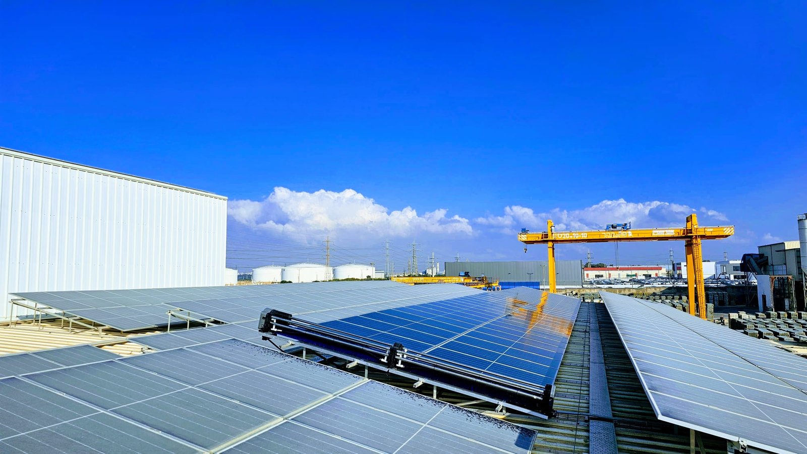 Autonomous solar cleaning technology supporting utility-scale renewable energy projects worldwide.