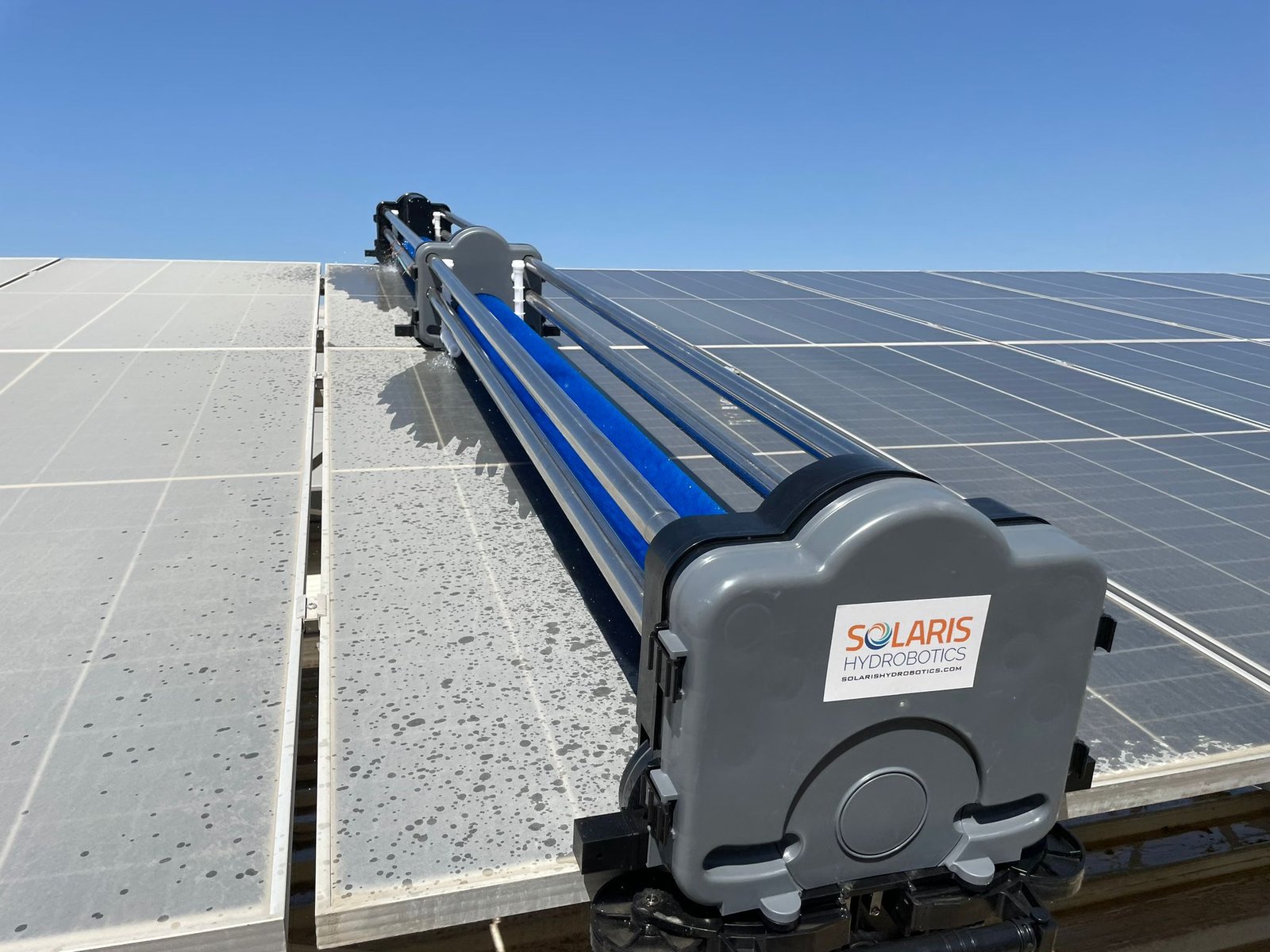 High-performance robotic solar cleaning equipment designed for international solar energy projects.