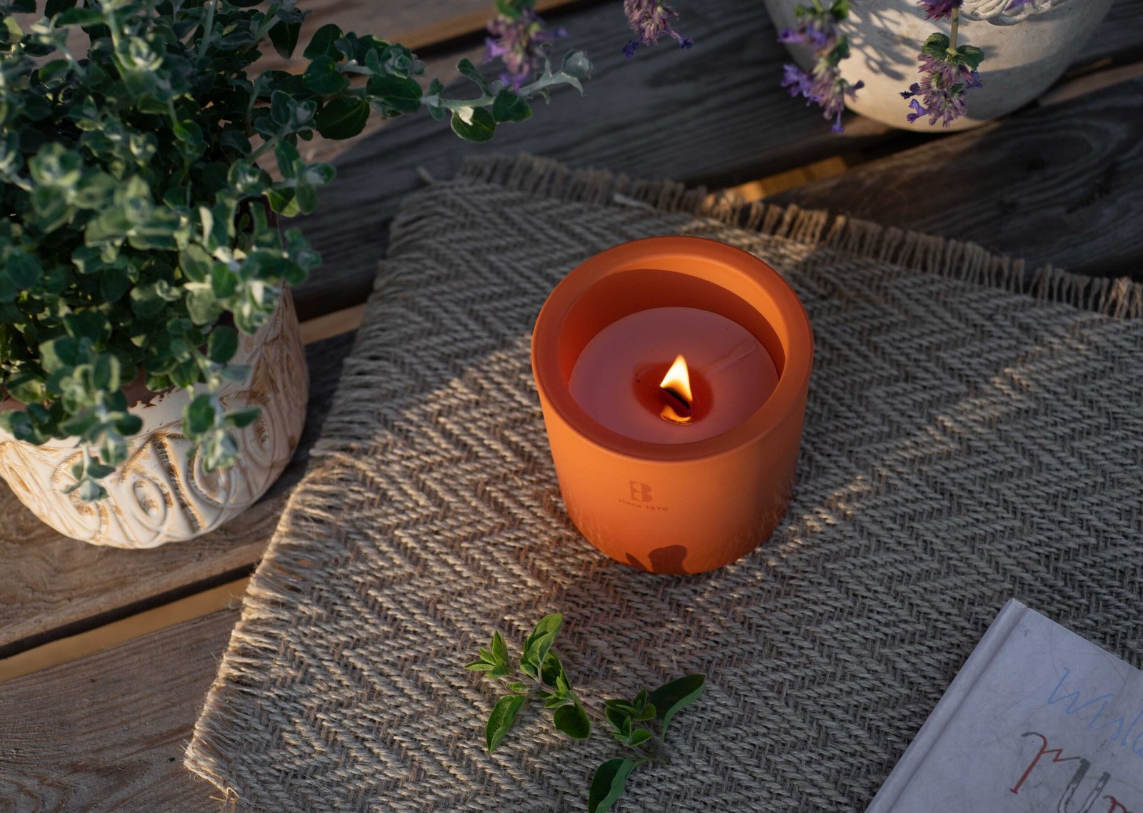 Luxury candles used in a premium hotel spa environment to create a relaxing guest experience.
